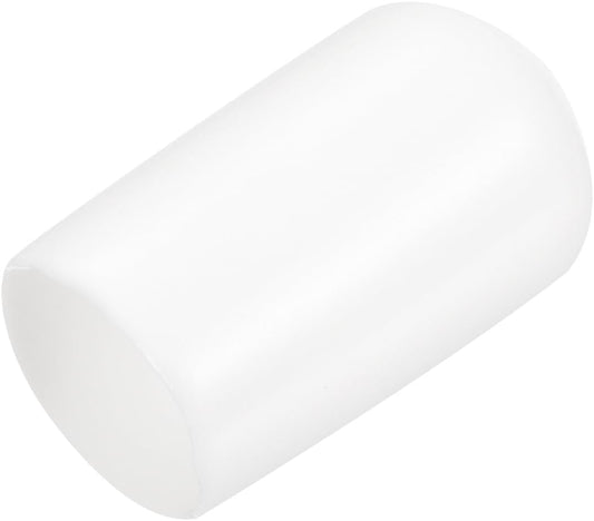 uxcell 20pcs Rubber End Caps 8.5mm ID Vinyl Round End Cap Cover Screw Thread Protectors White