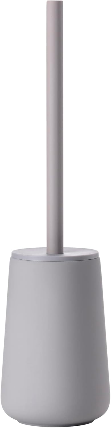 Zone Denmark Nova One Ceramic Toilet Brush | with Brush Holder Soft Touch | Enhance Your Bathroom with a Chic and Practical Duo for Modern Style and Effortless Hygiene - Coating (Gull Grey)