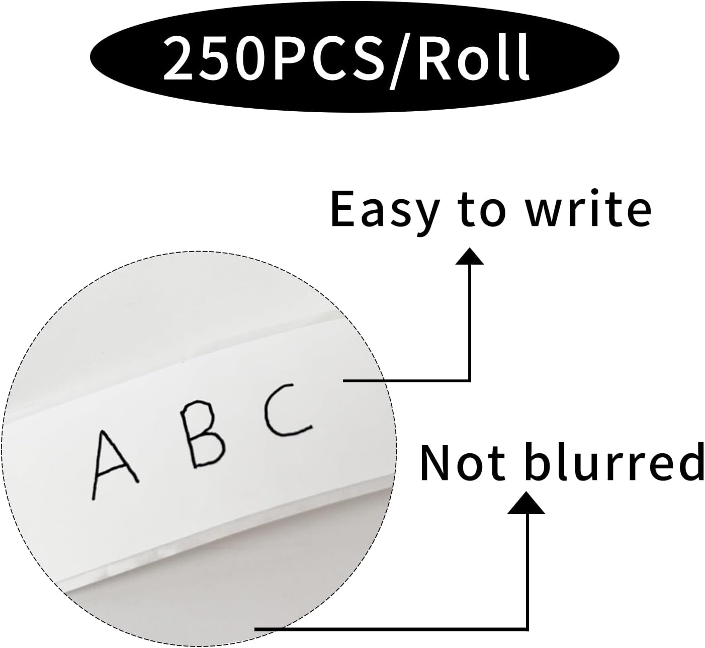 Removable Freezer Labels Stickers, 1 x 3 Inch Blank Removable Freezer Labels Food Storage Stickers, Date Label Waterproof Oil Resistant Easy Clean No Residue- 250 Sheets