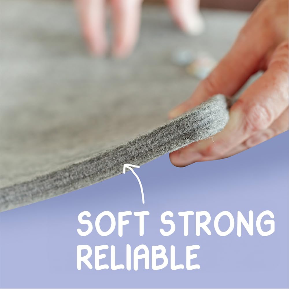 Novodon Merino Wool Pressing Mat 22" x 60" 100% Wool Pressing Mat for Quilting and Ironing Mat