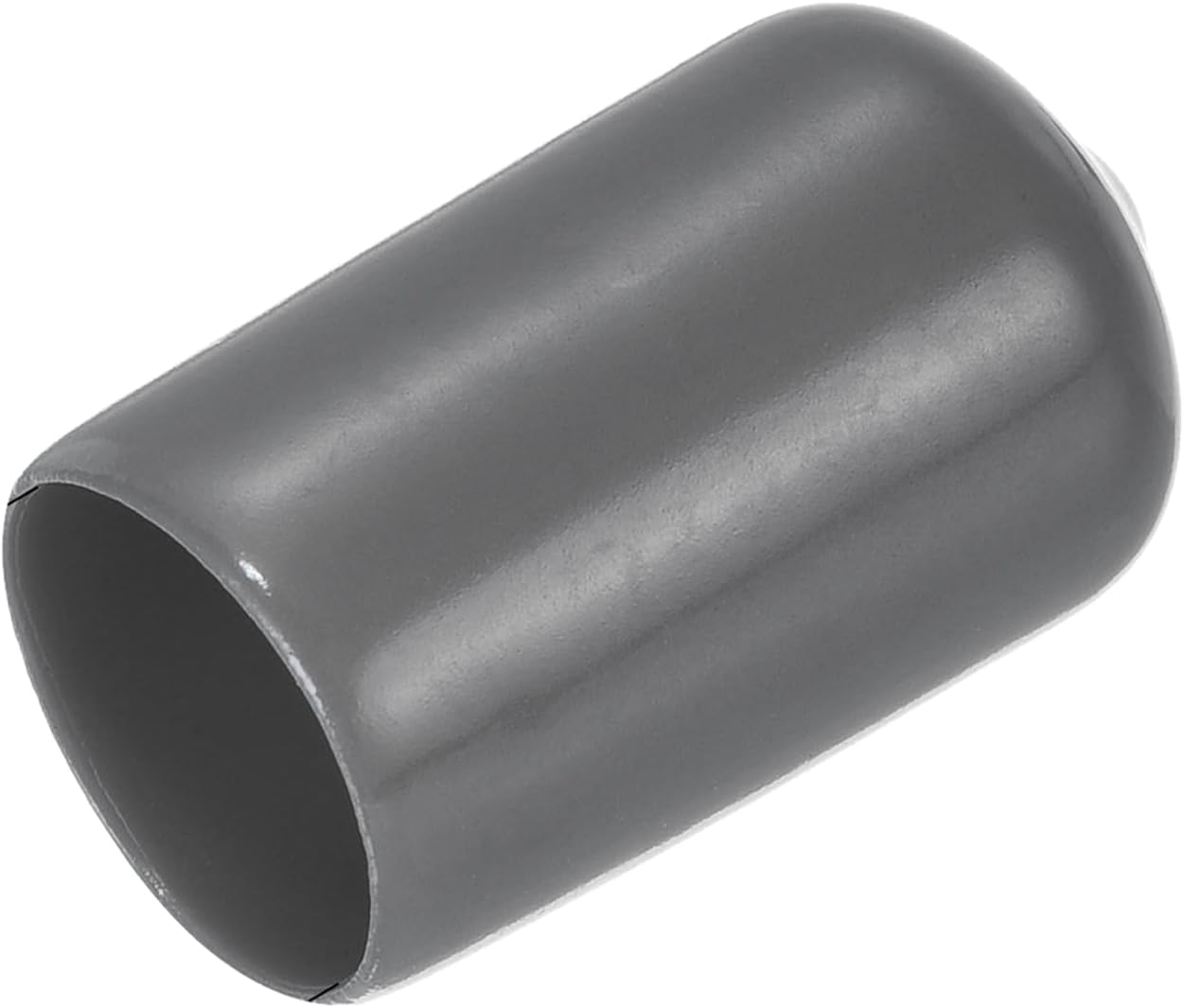 uxcell 20pcs Rubber End Caps 12mm(1/2") ID Vinyl PVC Round Tube Bolt Cap Cover Screw Thread Protectors Dark Grey