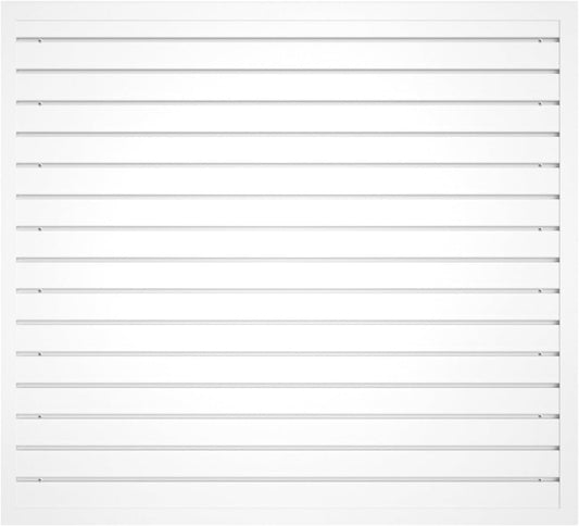 NeatiEase Slatwall Panel Wall Storage Systems, 4 x 4ft Slat Wall Paneling Garage Wall Organizer, Heavy Duty Wall Mounted PVC Wall Rack (White)