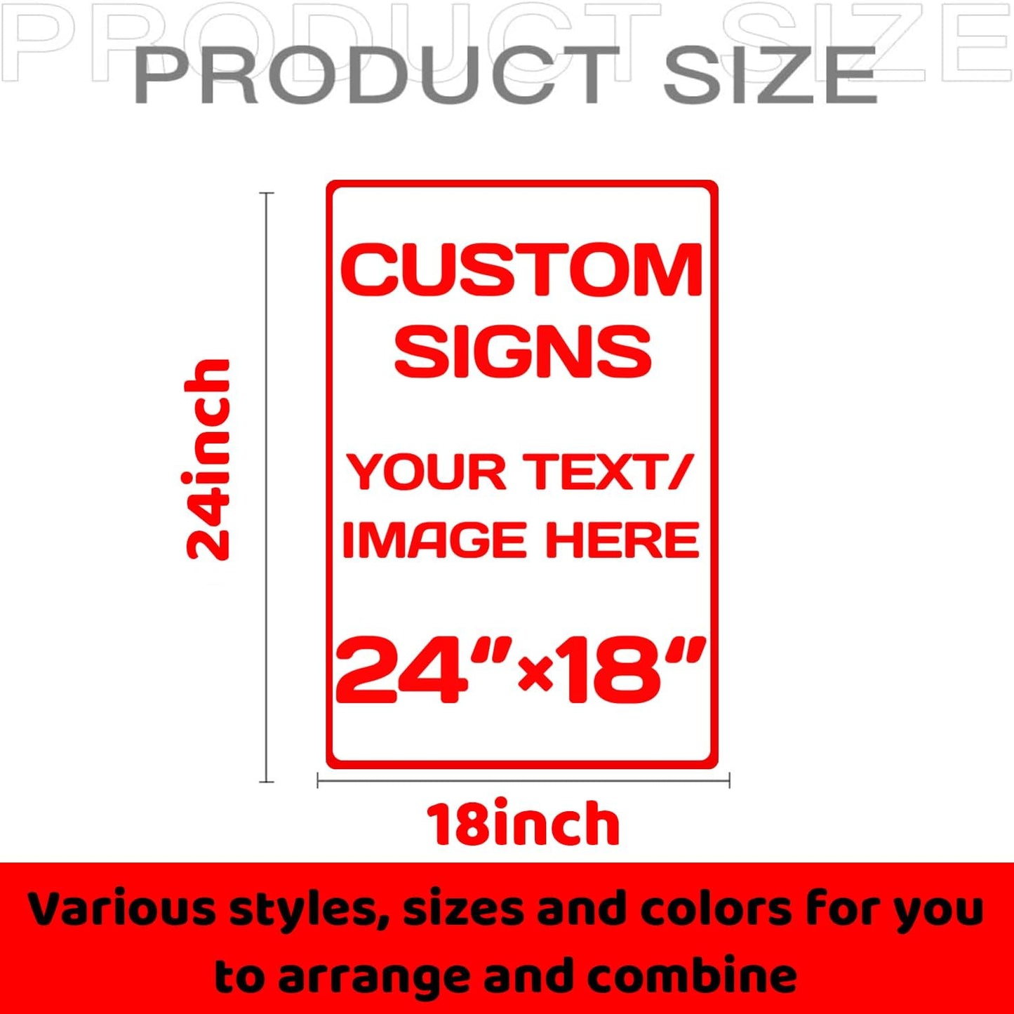 Personalized signs,Aluminum Weatherproof Metal Sign,Optional reflective, double-sided,Custom Personalized Text And picture Here,for garden, door,business,Street