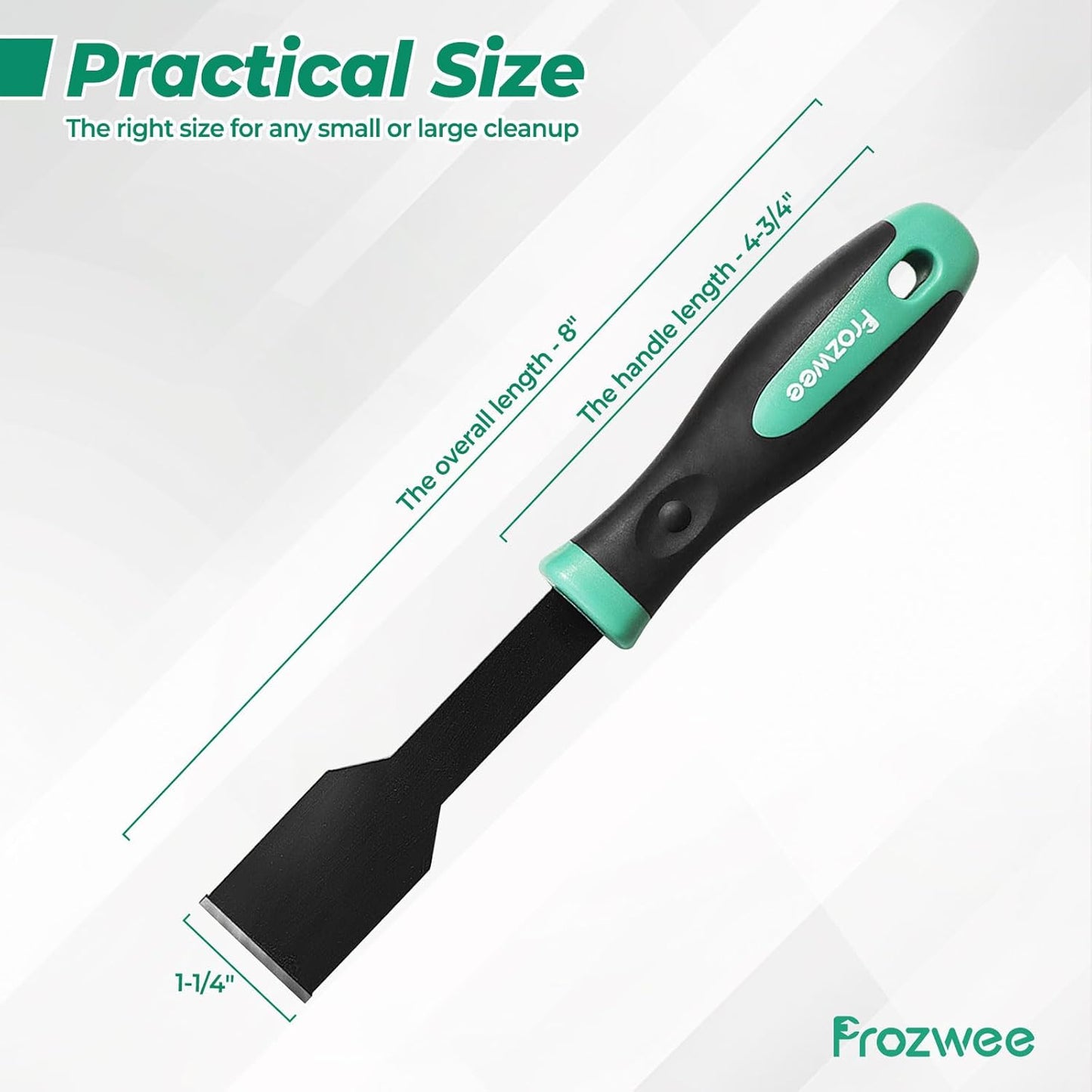 1-1/4-inch Carbide Scraper,Super Gasket Scraper with Durable Tungsten Tip for Remove Gaskets, Carbon and More from Varied Surfaces