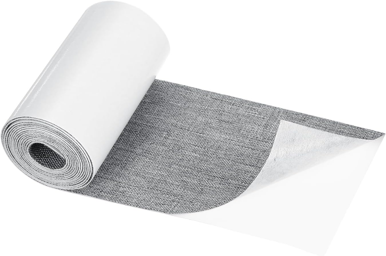 Repair Patches Repair Tape Self-Adhesive DIY Repair Patch Linen Gear Patch for Sofa, Furniture, Chair, Clothing,Tents,3x60 Inch,Deep Grey