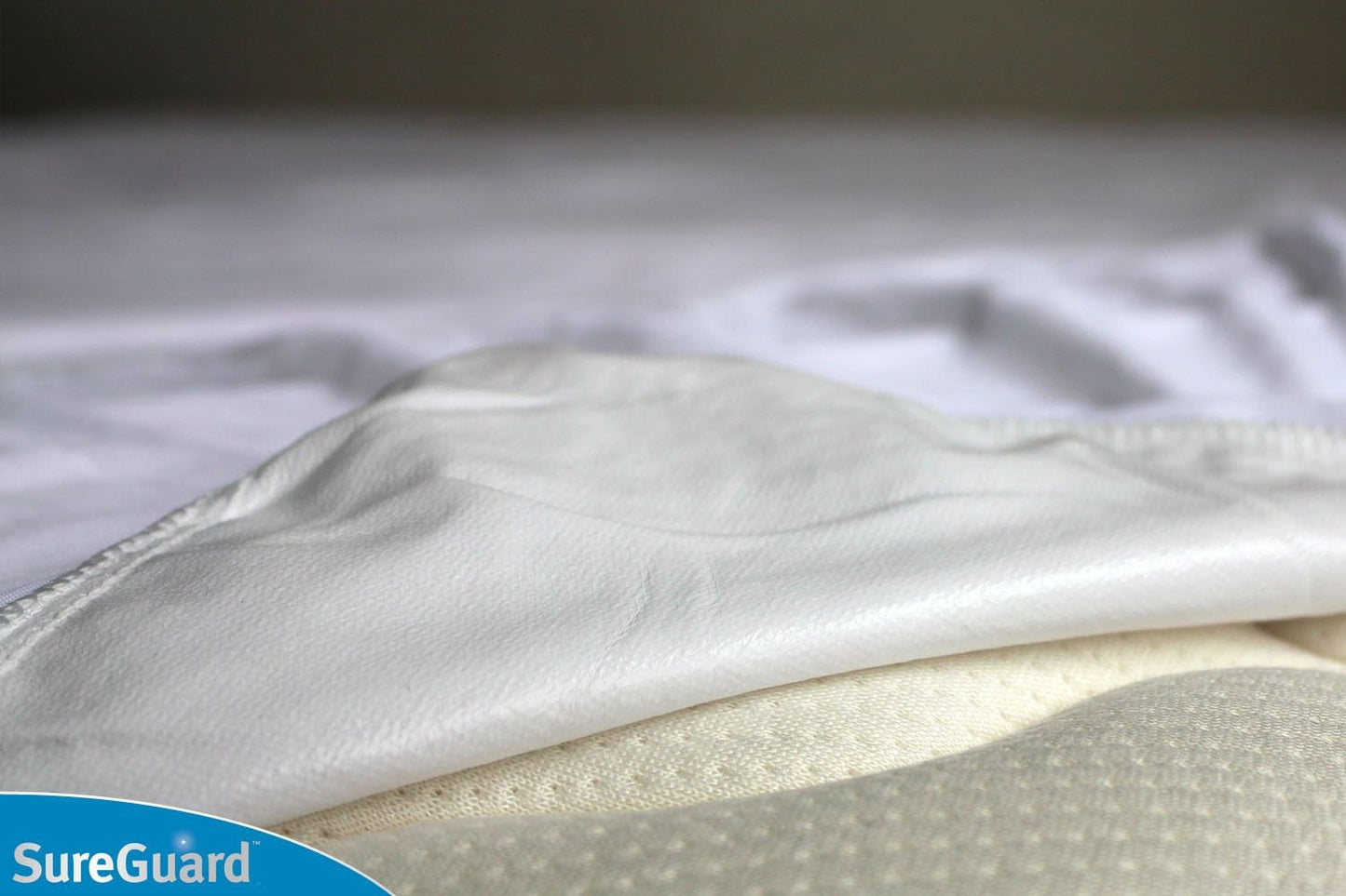 SureGuard Full Extra Long (XL) Mattress Protector - 100% Waterproof, Hypoallergenic - Premium Fitted Cotton Cover - Smooth
