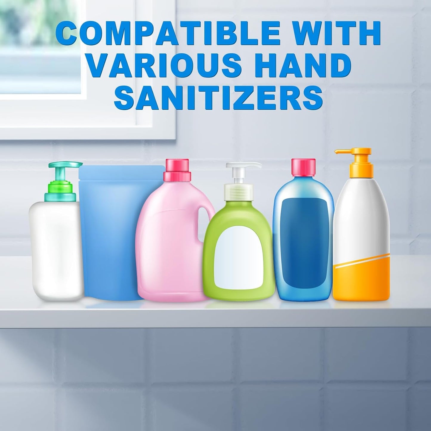 Automatic Liquid Soap Dispenser, 12.8oz/380ml Wall Mount Touchless Soap Dispenser with Sensor, 4-Level Adjustable, IPX5 Waterproof, USB Rechargeable for Bathroom, Kitchen