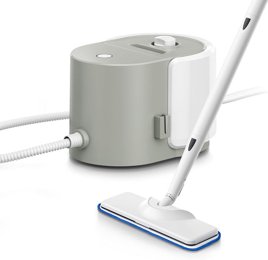 Newbealer Heavy-Duty Steam Cleaner for Home, Stainless Steel Boiler, Steam Mop with 20-Piece Accessories, Max 5 Bar, Multi-Purpose Steamer for Floors, Cars, Furniture, Tiles, and More