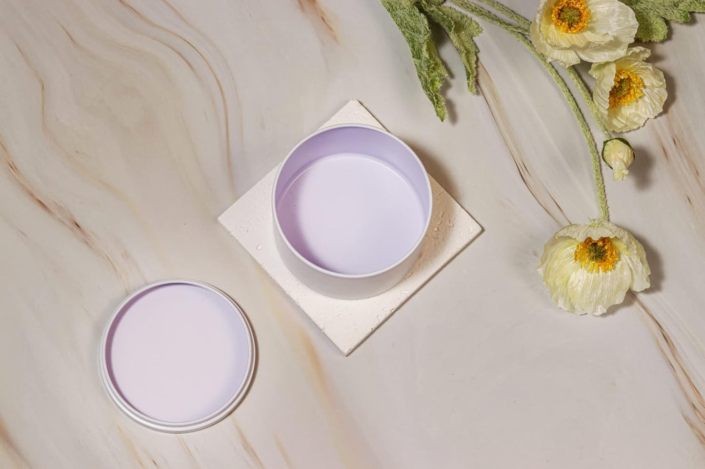 Aroparc White Candle Tins - 8oz, 24 Piece, Straight Sided Bulk Candle Containers for Candle Making Supplies