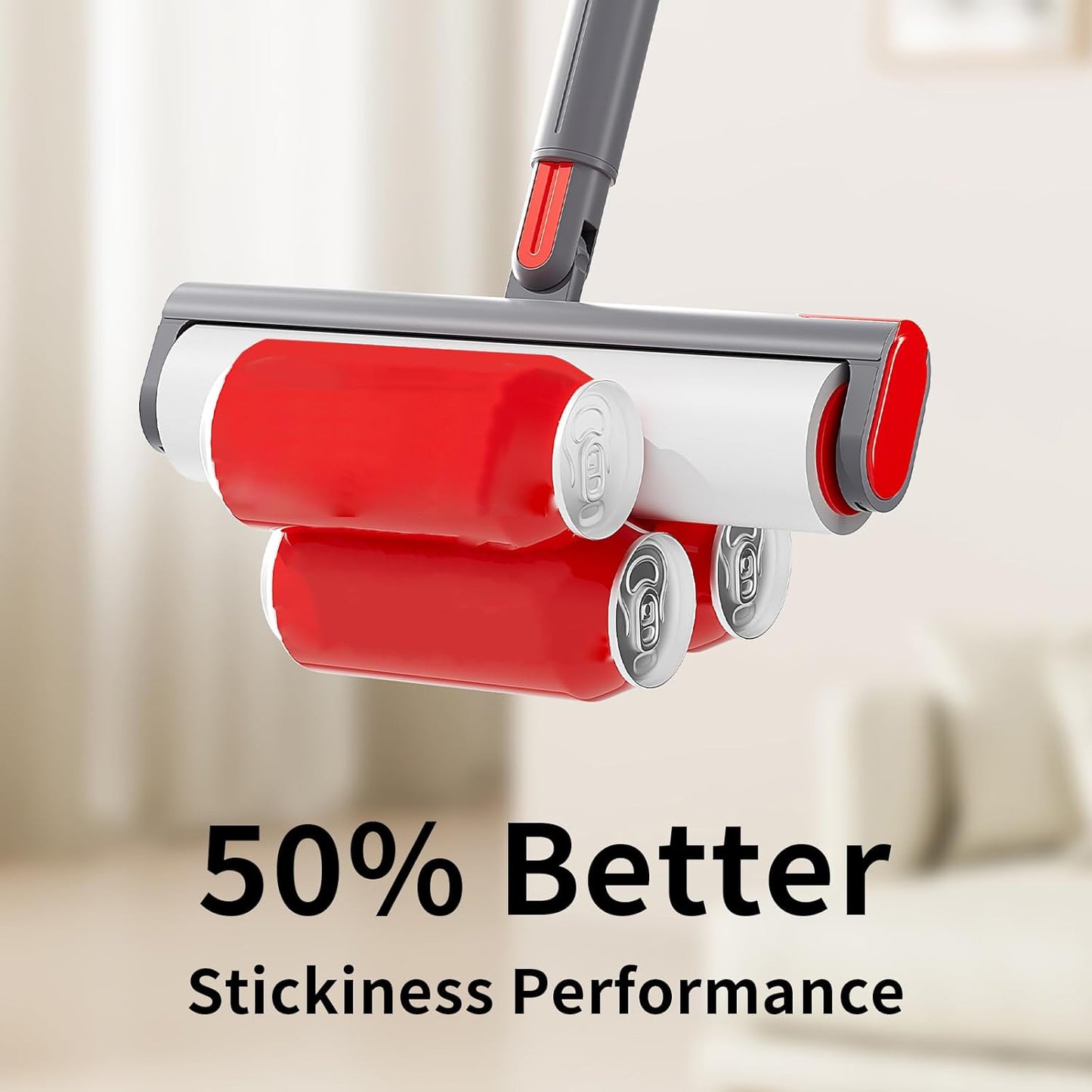 Large Lint Roller Refill 320 Sheets(4 Pack) Value Set, Extra Sticky, Easy Tear for Lint Remover, 9.45 in Pet Mega Extreme Stick Refill for Floor Roller Cleaning for Pet Hair