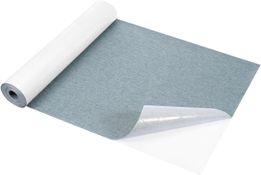 Repair Patches Repair Tape Self-Adhesive DIY Repair Patch Linen Gear Patch for Sofa, Furniture, Chair, Clothing,Tents,17x158 Inch,Deep Blue