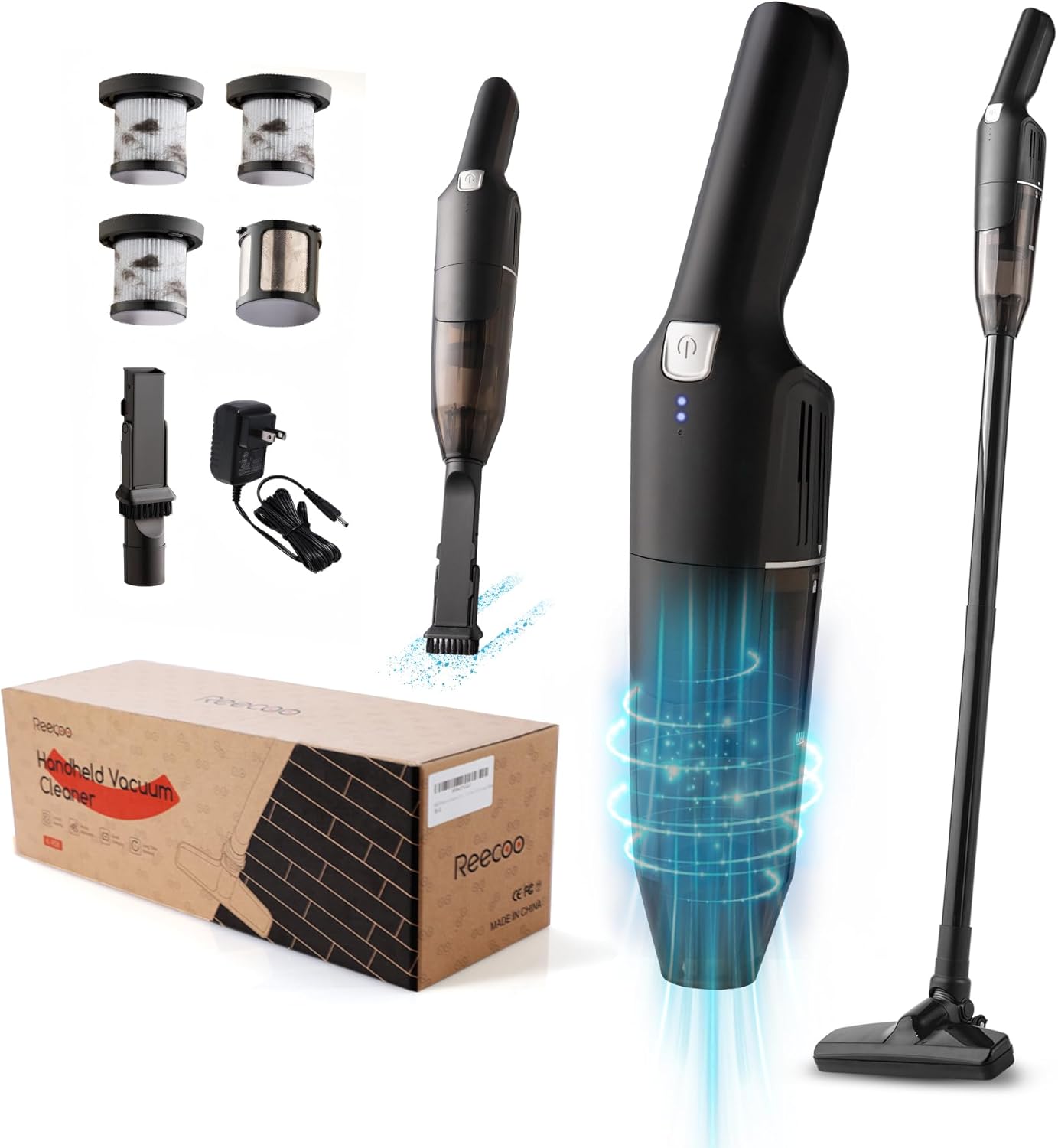 Cordless Stick/Handheld Vacuum Cleaner, 10-17Kpa 2-Level Powerful Suction,Fast Charging-Use Durable, Latest Household Vacuum Cleaners for Cleaning Flooring,Carpets,Car Seat,Sofas, Hair and Dust