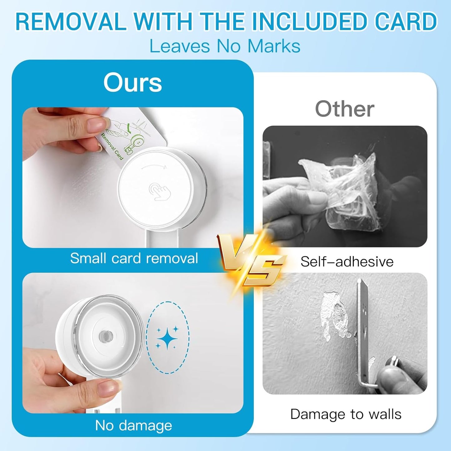 LUXEAR Suction Cup Hooks Reusable Suction Hooks for Shower Wall Vacuum Bathroom Suction Holder Removable Window Glass Door Suction Hanger for Bathroom Kitchen Heavy Duty Hook for Wreath (4 Pack)