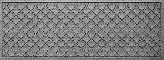 WaterHog Heavy Duty Runner Door Mat, 2' x 5', Made in USA, Durable & Skid-Resistant Entryway Mat, Water-Trapping, Indoor/Outdoor Decorative Floor Covering, Cordova Collection, Medium Grey