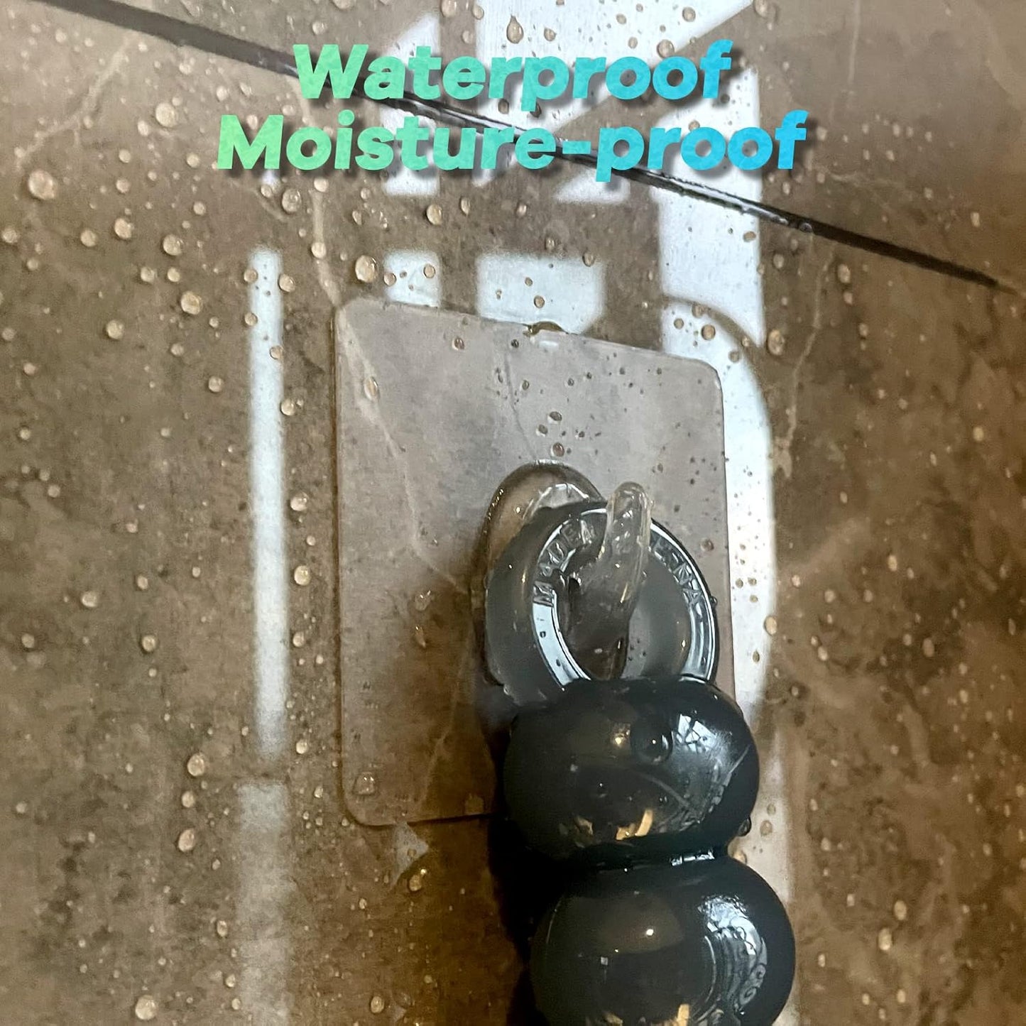 Adhesive Hooks, Heavy Duty Utility Hooks 20 lb(Max) Waterproof and Oilproof Removable, 20 Pack Seamless Hooks Reusable Wall Hook for Kitchen Bathroom Bedroom Office