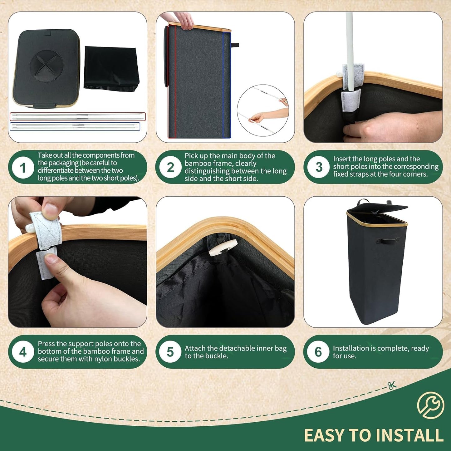 Recycling Bin for Kitchen 26 Gallon 100L Recycle Bin with Lid Removable Tote Bag Large Recycling bin with lid for Bottle Can Kitchen Recycling Bin (Light Gray)