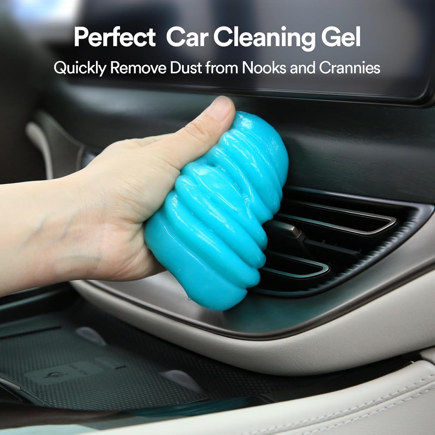 PULIDIKI Car Cleaning Gel Car Clean Putty, Universal Car Interior Cleaner Slime, Perfect Cleaning Kit Supplies, Auto Detailing Tools Accessories, Dust Remover Gifts for Men Women