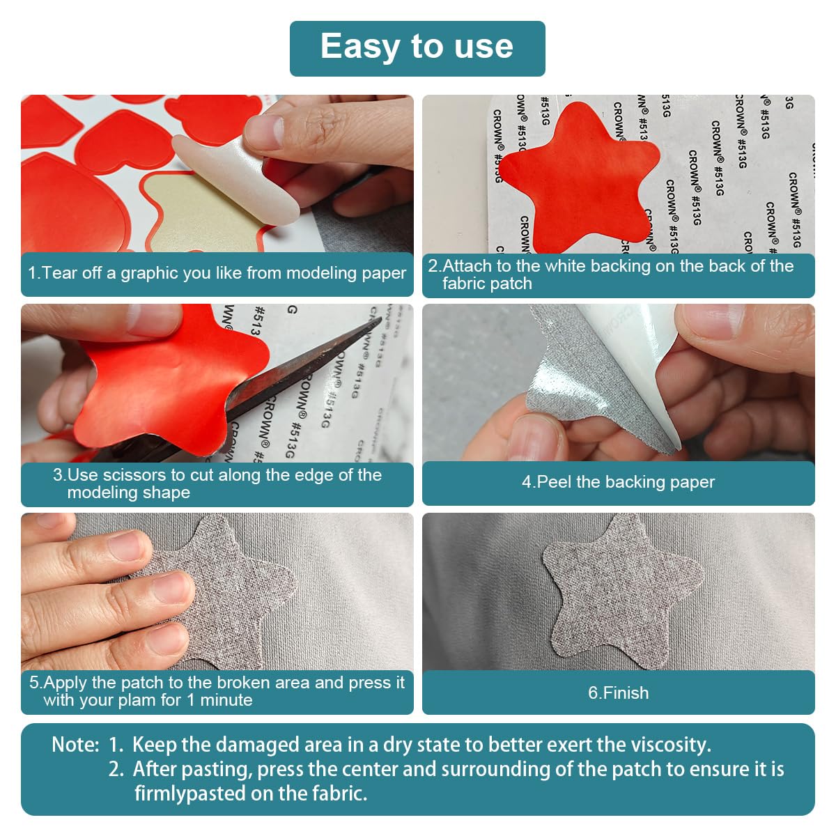 J.CARP 2Pcs Linen Repair Patches, Large Self-Adhesive Fabric Patch for Sofas, Couch, Furniture, Car Seats (8 * 11 inches-2PCS Blue)