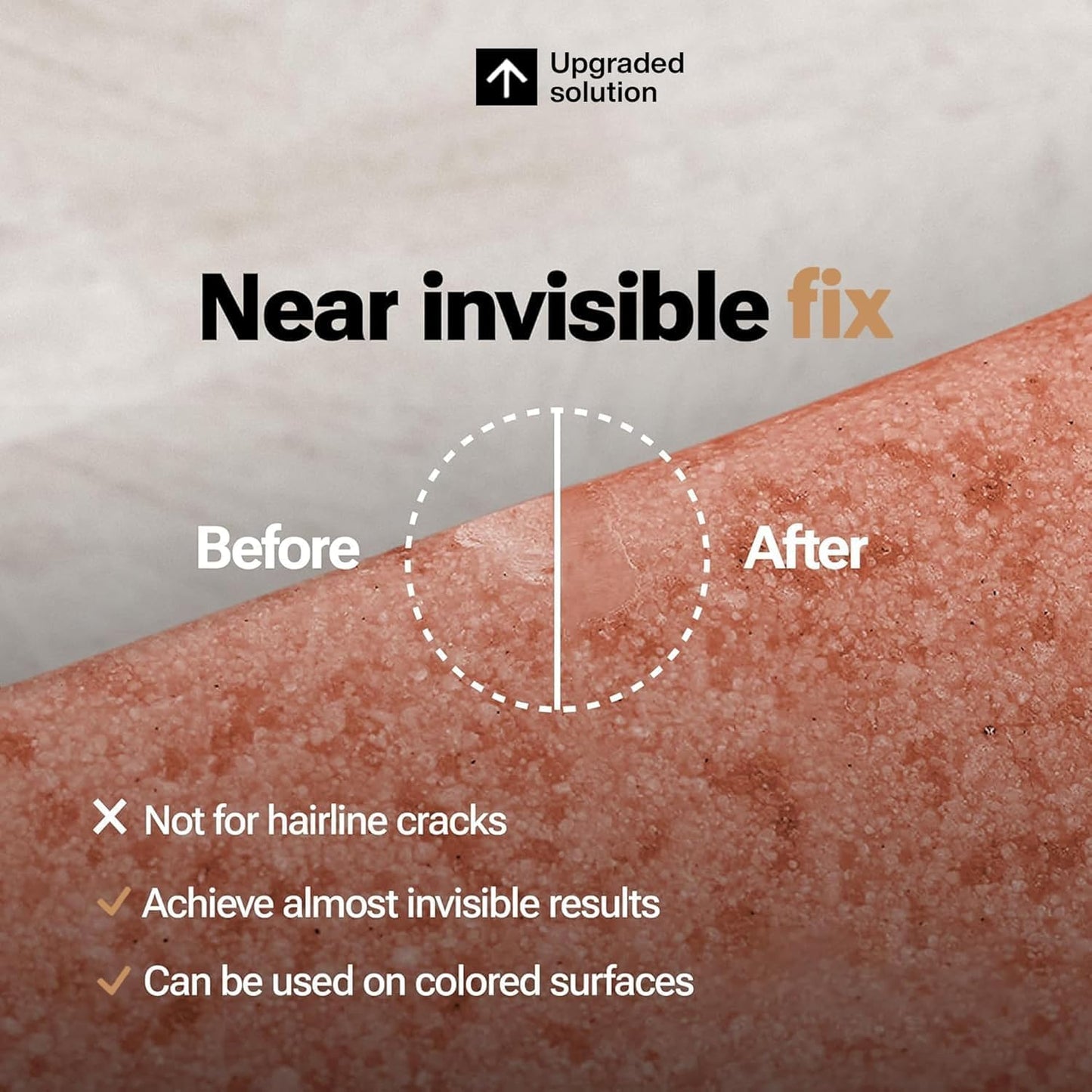 UBA Tuba & Black Stone Repair DIY Kit (Red, Black & Clear Color) - Ideal as Granite Repair Kit I Works Great as Quartz Countertop Repair Kit I Also for Ceramic, Tile and Porcelain Repair Kit