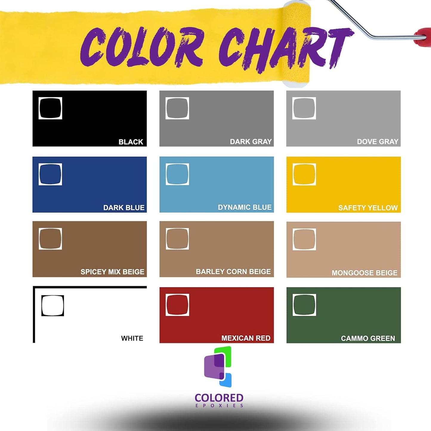 15 Gallon Kit Resin and Hardener, 15 Gallon White Epoxy Resin Coating Made with Beautiful and Vibrant Pigments