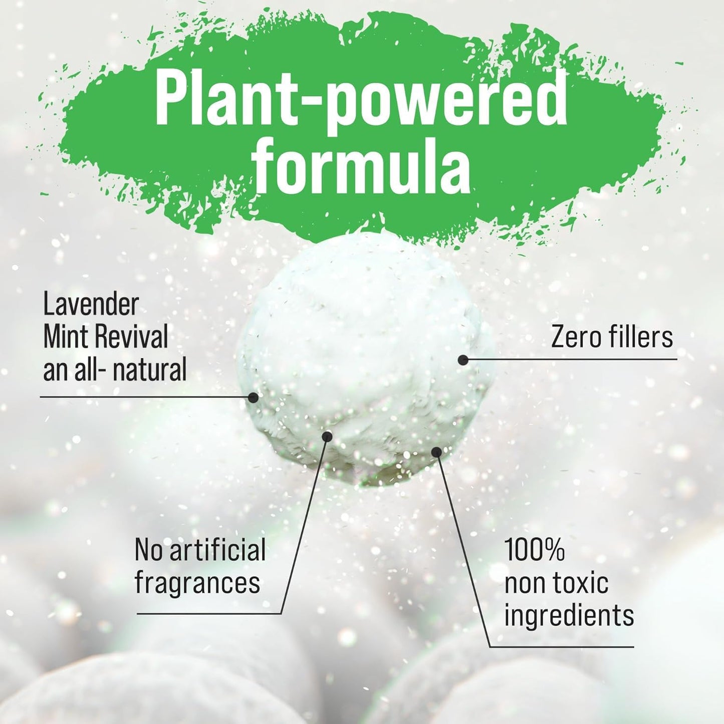 Rockin' Green Laundry Detergent, Plant based, All Natural Laundry Detergent Powder, Vegan and Biodegradable Odor Fighter, Safe for Sensitive Skin (Active Wear 90 Loads - Lavender Mint)