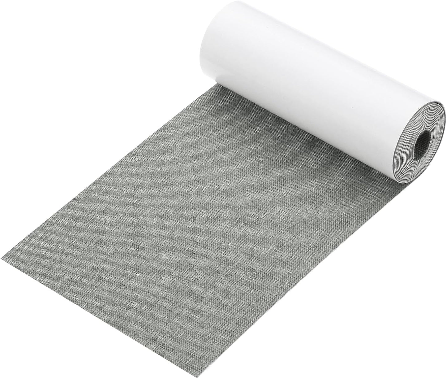PATIKIL 70x4.4 Inch Linen Repair Tape, Repair Fabric Patch Self Adhesive Couch Patch Line Repair Patch for Furniture Sofa Car Seats Office Chairs, Dove Gray