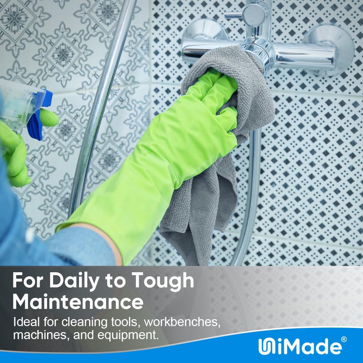 Microfiber Cleaning Cloth, 100 Sheets Microfiber Towels for Cars Commercial Grade Washcloths Lint-Free Bulk Shop Towel Cleaning Rags for Mechanic Restaurant Garage Housekeeping, 11"x 9", Grey