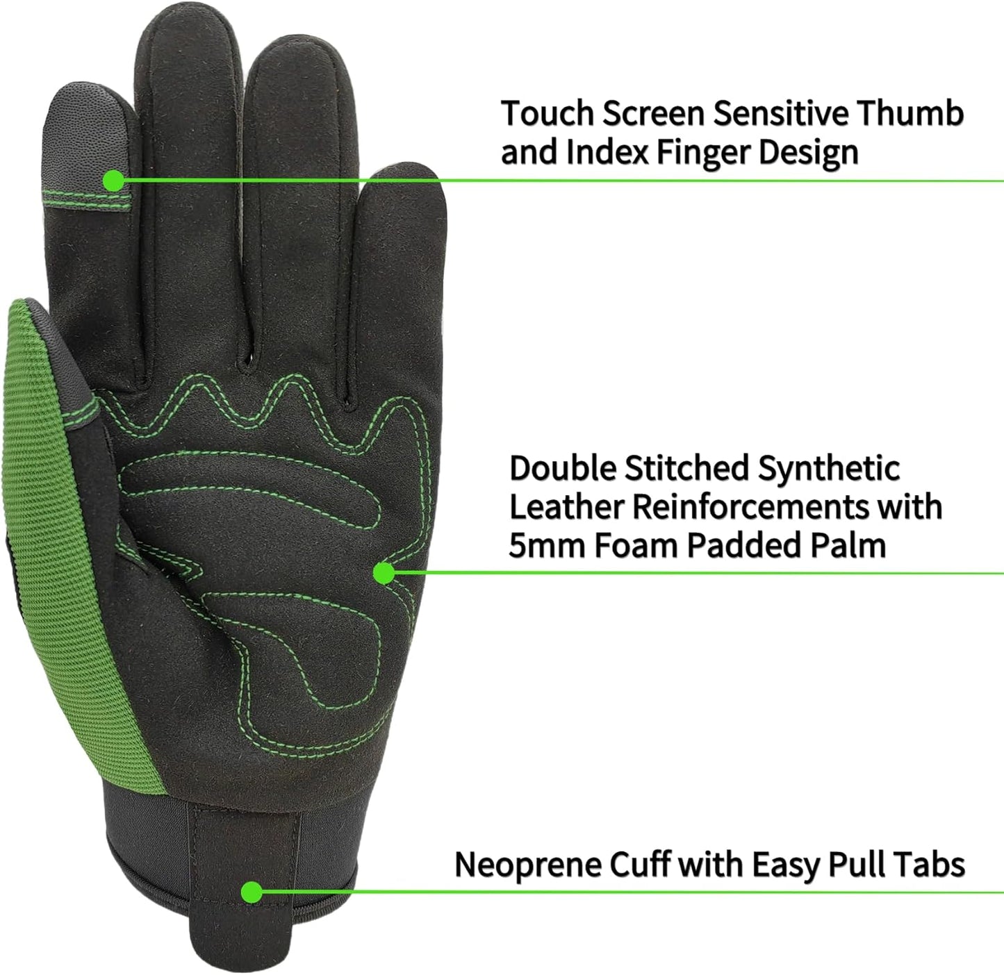 Thorn Proof&Puncture Resistant Gardening Gloves with Grip,Garden Gloves for Women, Leather Work Gloves,Gifts