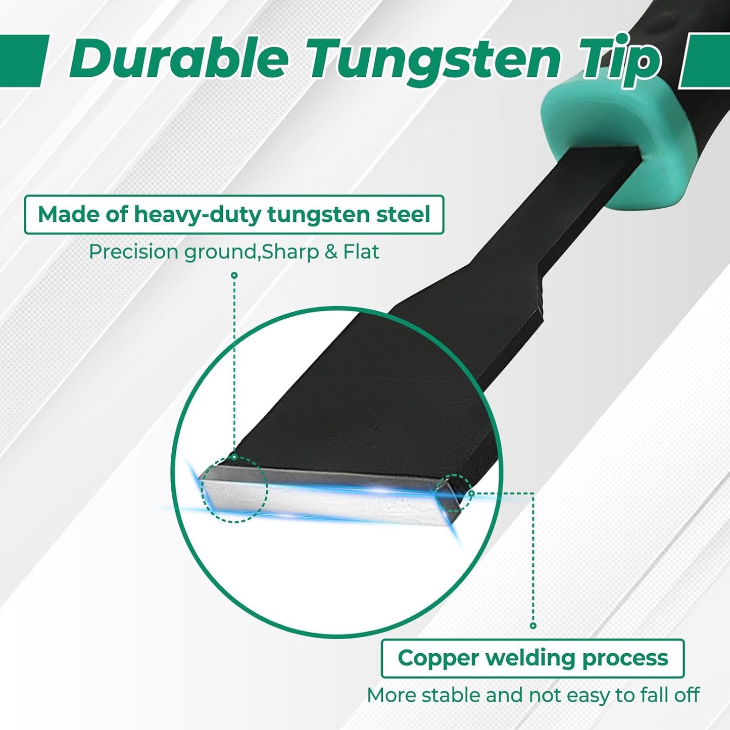5/8-inch Carbide Scraper,Super Gasket Scraper with Durable Tungsten Tip for Remove Gaskets, Carbon and More from Varied Surfaces