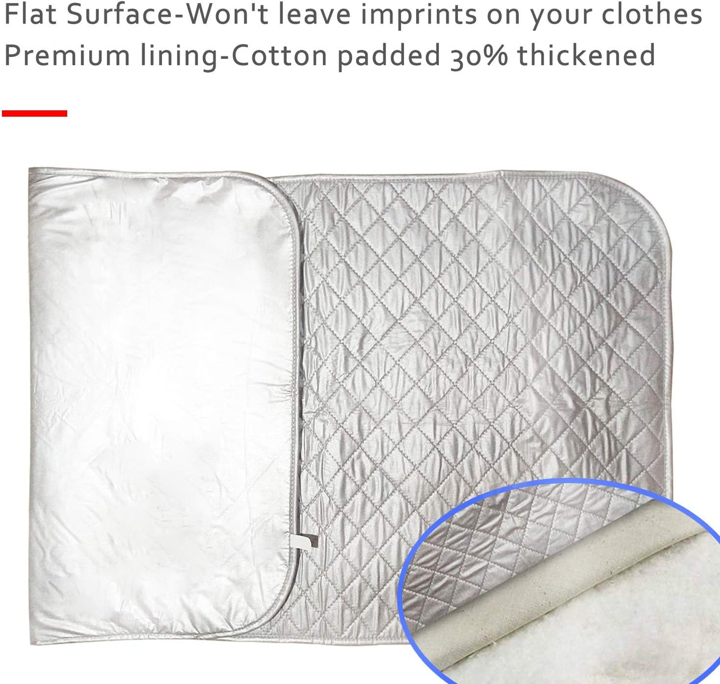 Ironing Mat,Thickened (32x55 inch) Ironing Blanket Ironing Pad, Double-Side Using Heat Resistant Pad Extra Extra Large Ironing Mat for Table Top,Countertop,Etc.