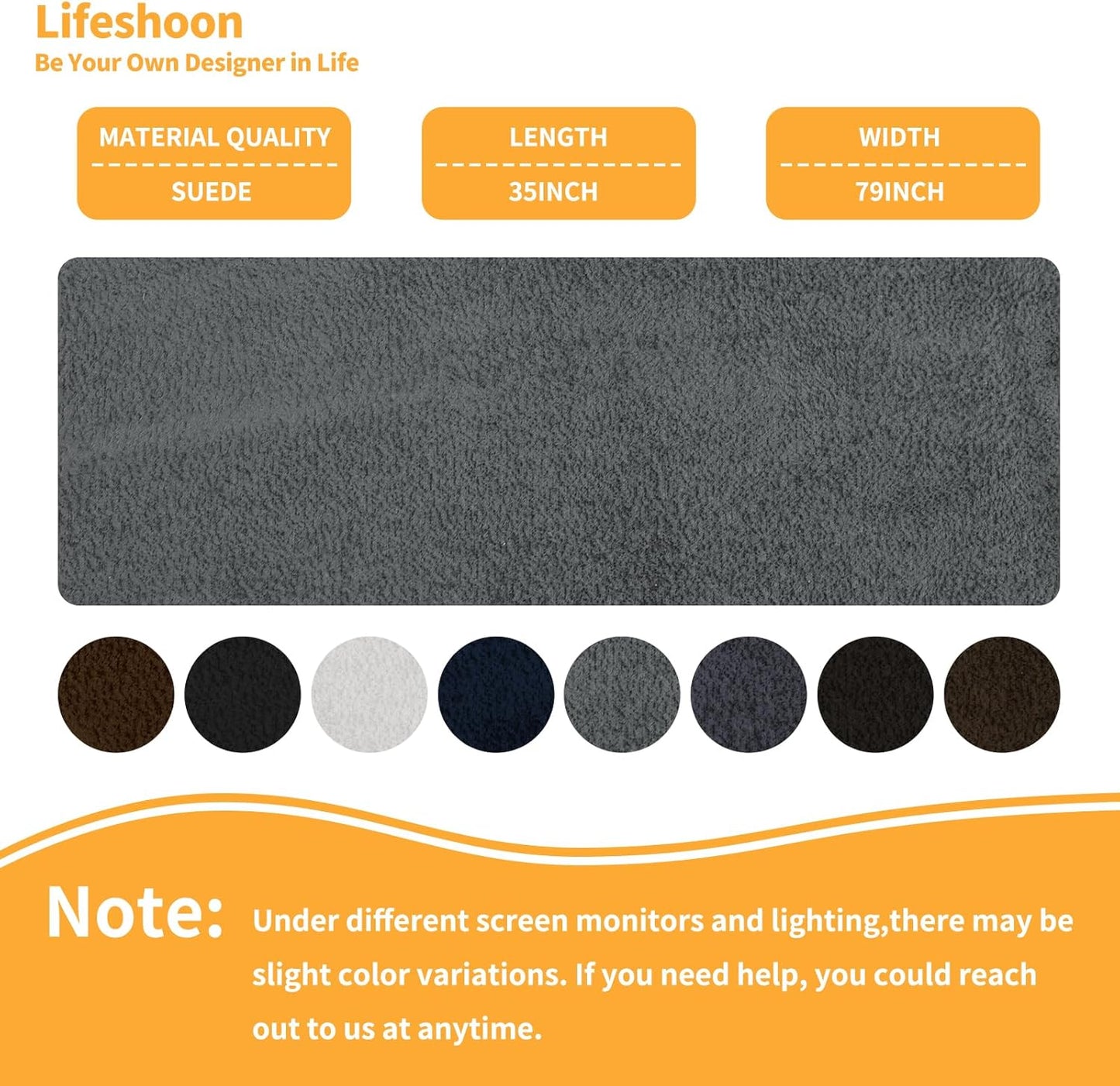 Fabric Repair Patches, 35X79 Inch Self-Adhesive Suede Patches Tape Durable, DIY Large Fabric Repair for Sofa, Couches, Furniture, Chair, Clothing （35X79 Inch, Dark Brown）