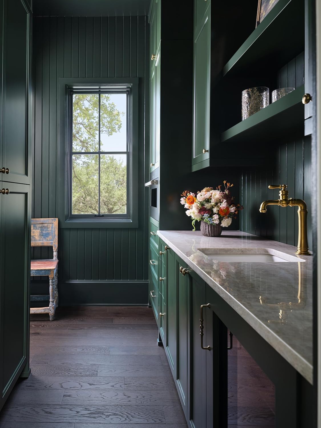 Rev-A-Shelf Pullout Trash Can for Kitchen Cabinet, Single 50 Qt Bin with 12" Wood Frame - Large Garbage Bin Container for Home Waste Storage and Recycling