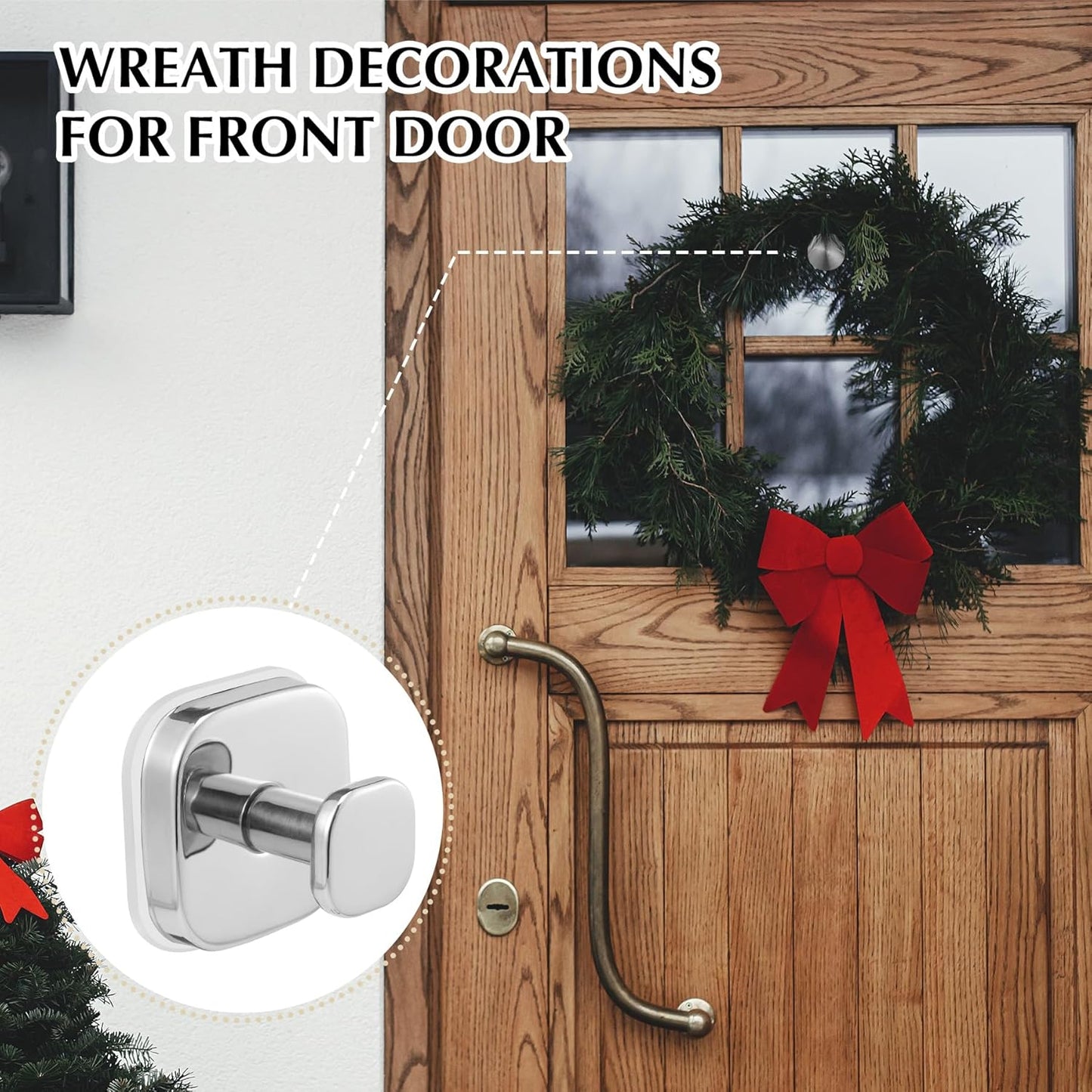 Suction Cup Hooks for Shower - Reusable No-Drill Mounting - Hooks for Towels, Robes & Loofah on Metal, Glass, Mirrors, Tile & Smooth Non-Porous Surfaces (4, Chrome Polished)