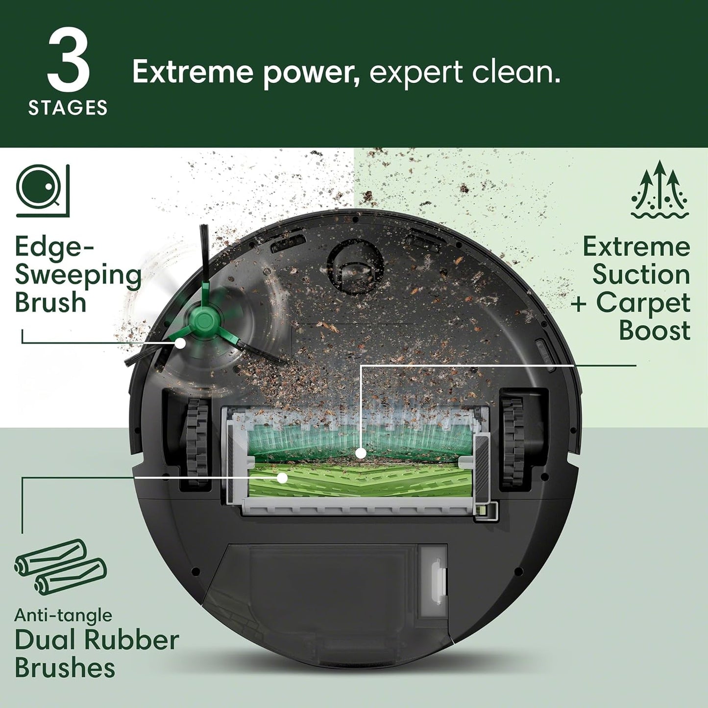 iRobot Roomba Plus 504 Vac Robot Vacuum with AutoEmpty Dock - Superior Power-Lifting Suction, Anti-Tangle Dual Rubber Brushes, Perfect for Pet Hair, Self-Empties for 75 Days, Avoids Obstacles, LiDAR