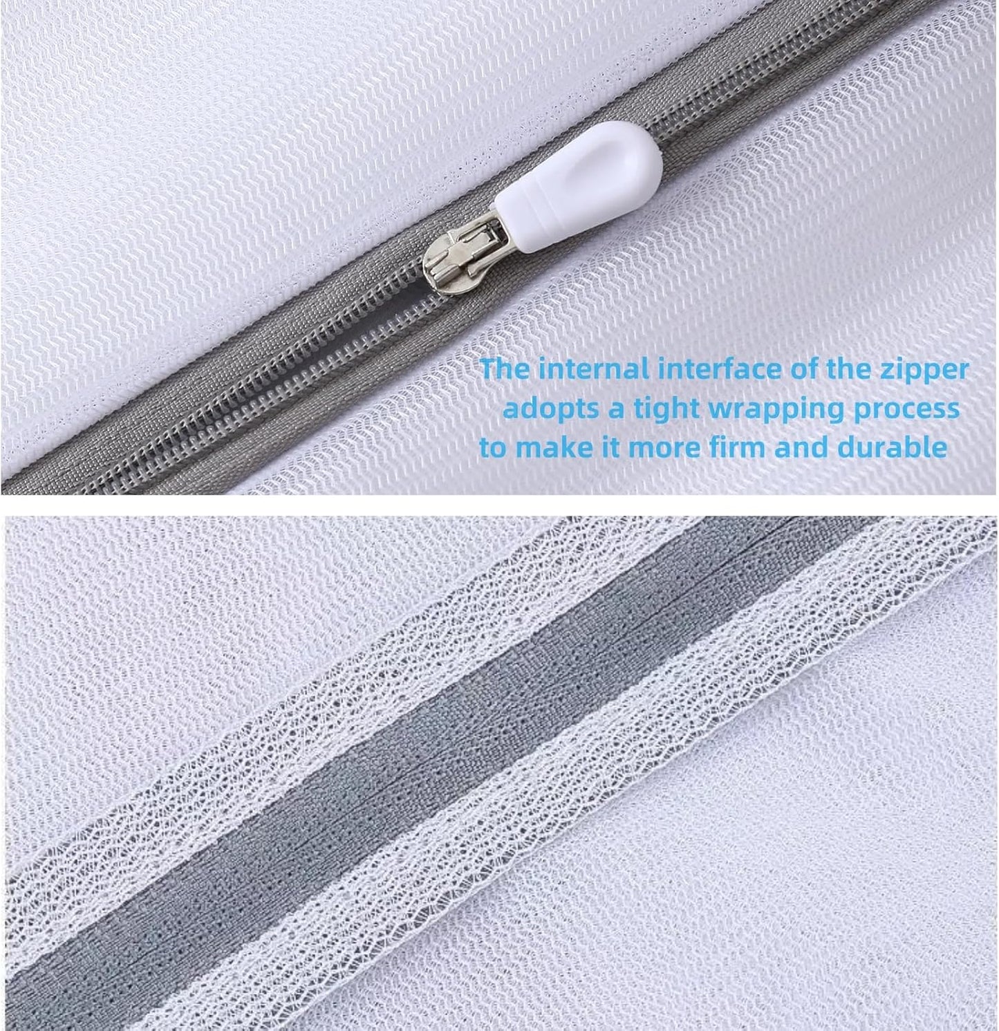 6 Pcs Lingerie Bags for Washing Delicates(2L 2M 2S) Mesh Laundry Bags for Lingerie Socks Garment Underwear Baby Clothes Bra for Washing Machine