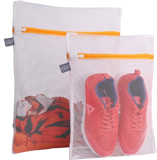Kimmama Laundry Bags Mesh Wash Bag, Lingerie Bags for Washing Delicates, Net Washer Sack with Zipper, Dryer Pouch for Cleaning and Drying Cloths, Garment, Sweater, Bra, Pant, Sock, Toys, Scarf
