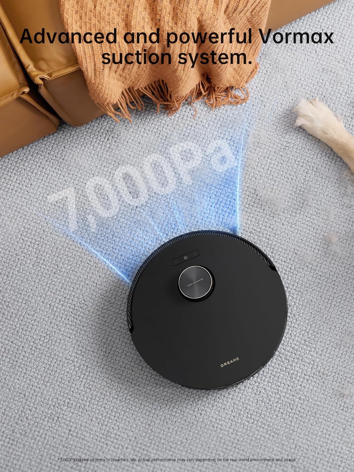 DREAME L20 Ultra Robot Vacuum and Mop with Mop-Extend, Auto Mop Removal & Raising, Washing and Drying, 7000Pa Suction, Self-Emptying, Self-Refilling, AI Obstacle Avoidance