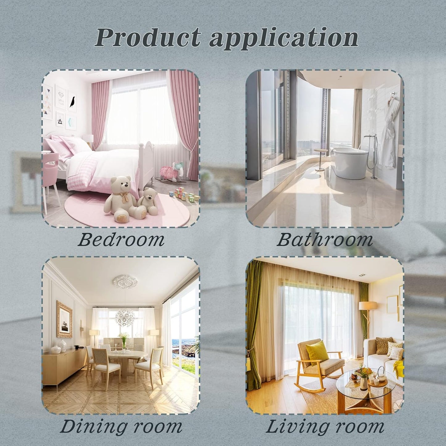 Hion Magnetic Curtain Tiebacks Golden 2pcs, Curtain Tiebacks Buckles Holdbacks Holders Hooks Clip for Home Bedroom Office Decorative Curtain