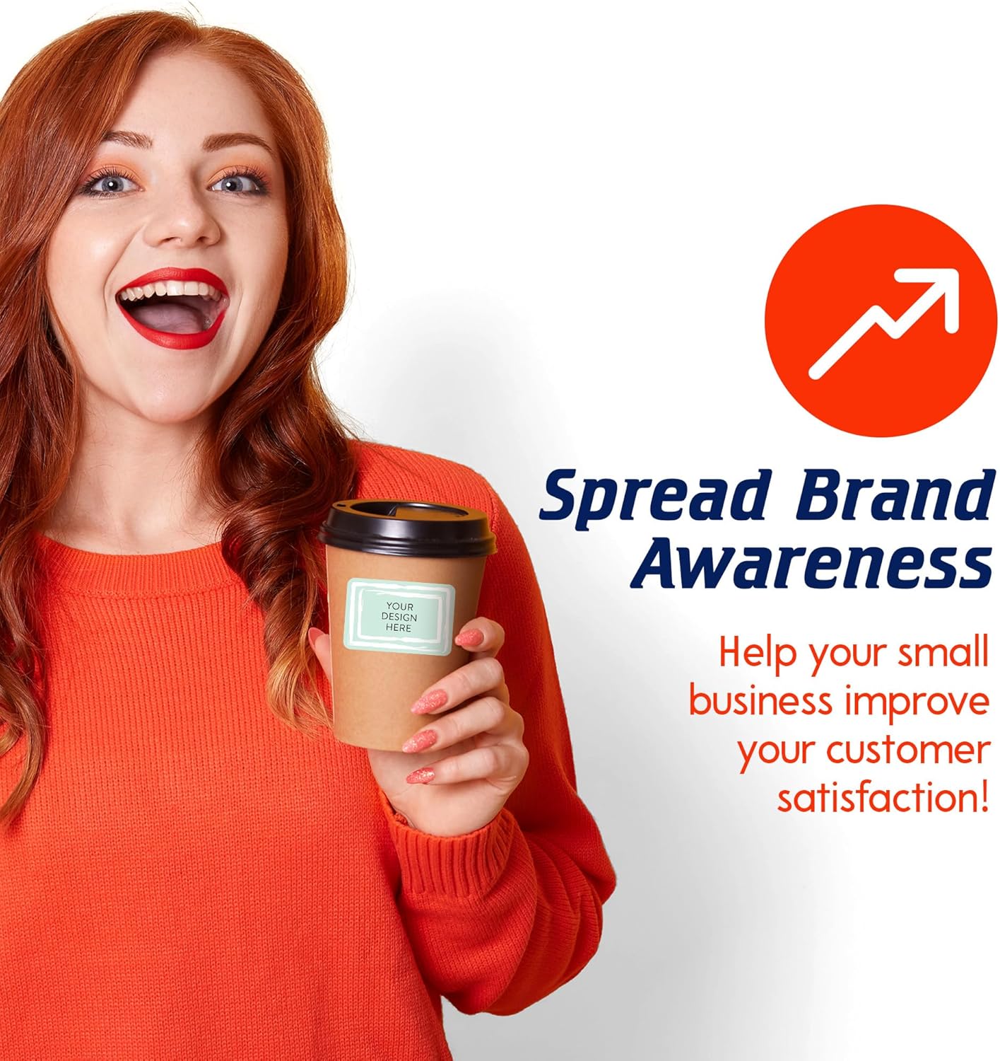 100 Custom Vinyl Stickers - Upload Your own Image, Text, Design, Logo - Personalized Logo Labels for Handmade, Packaging, Bottle, Jars, Candle, Brand Stickers (Mint, 4x2)