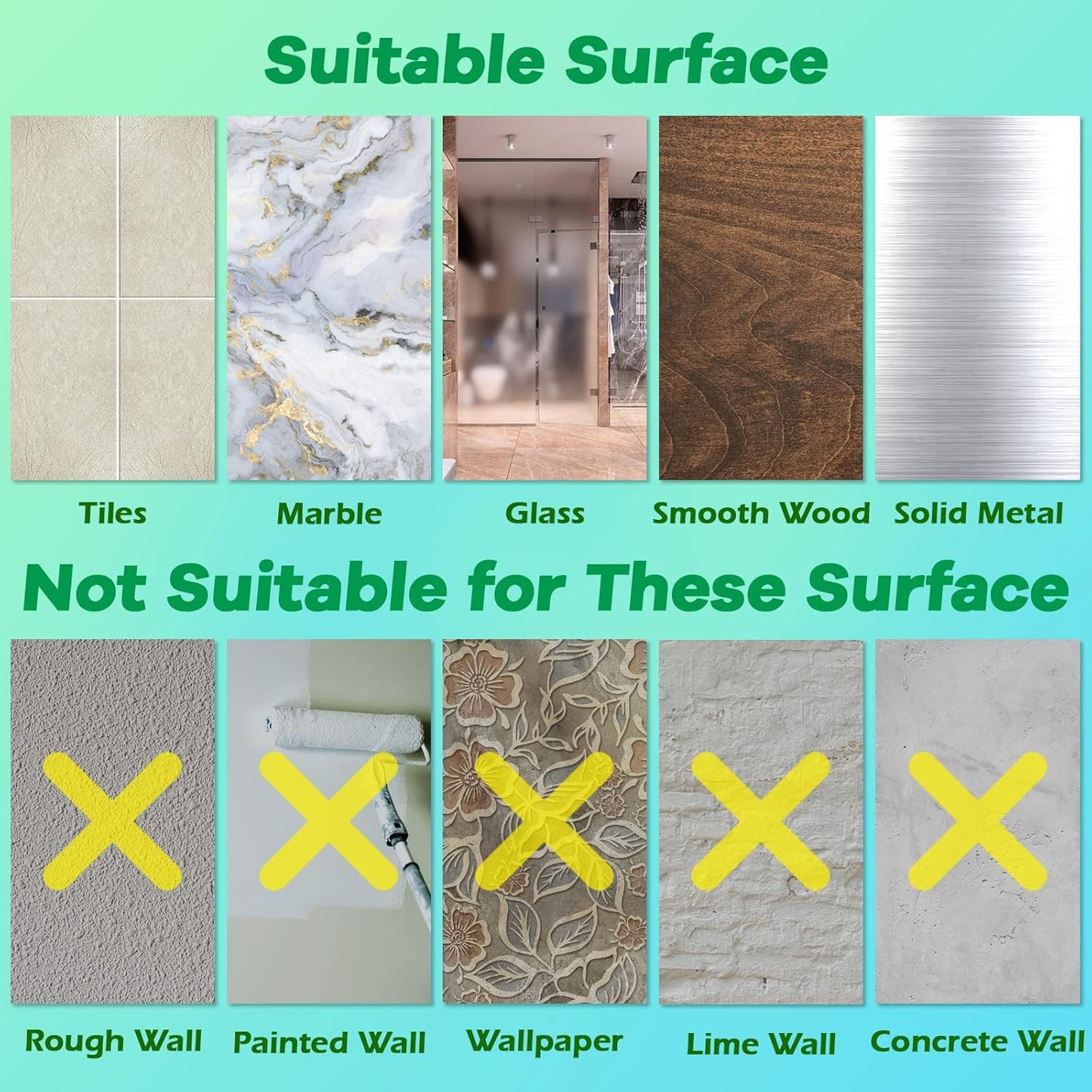 Adhesive Hooks, Heavy Duty Utility Hooks 20 lb(Max) Waterproof and Oilproof Removable, Clear Seamless Hooks Reusable Wall Hook for Kitchen Bathroom Bedroom Office - 10 Pack