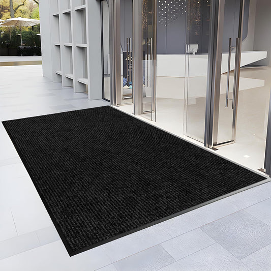 4′ x 64′ Front Door Mat Indoor Outdoor Entrance, Commercial Floor Mat Heavy Duty Dirt Trapper Entryway Doormat, Custom Size Non Slip Rubber Backing Welcome mat, Door Mat for High Traffic Area