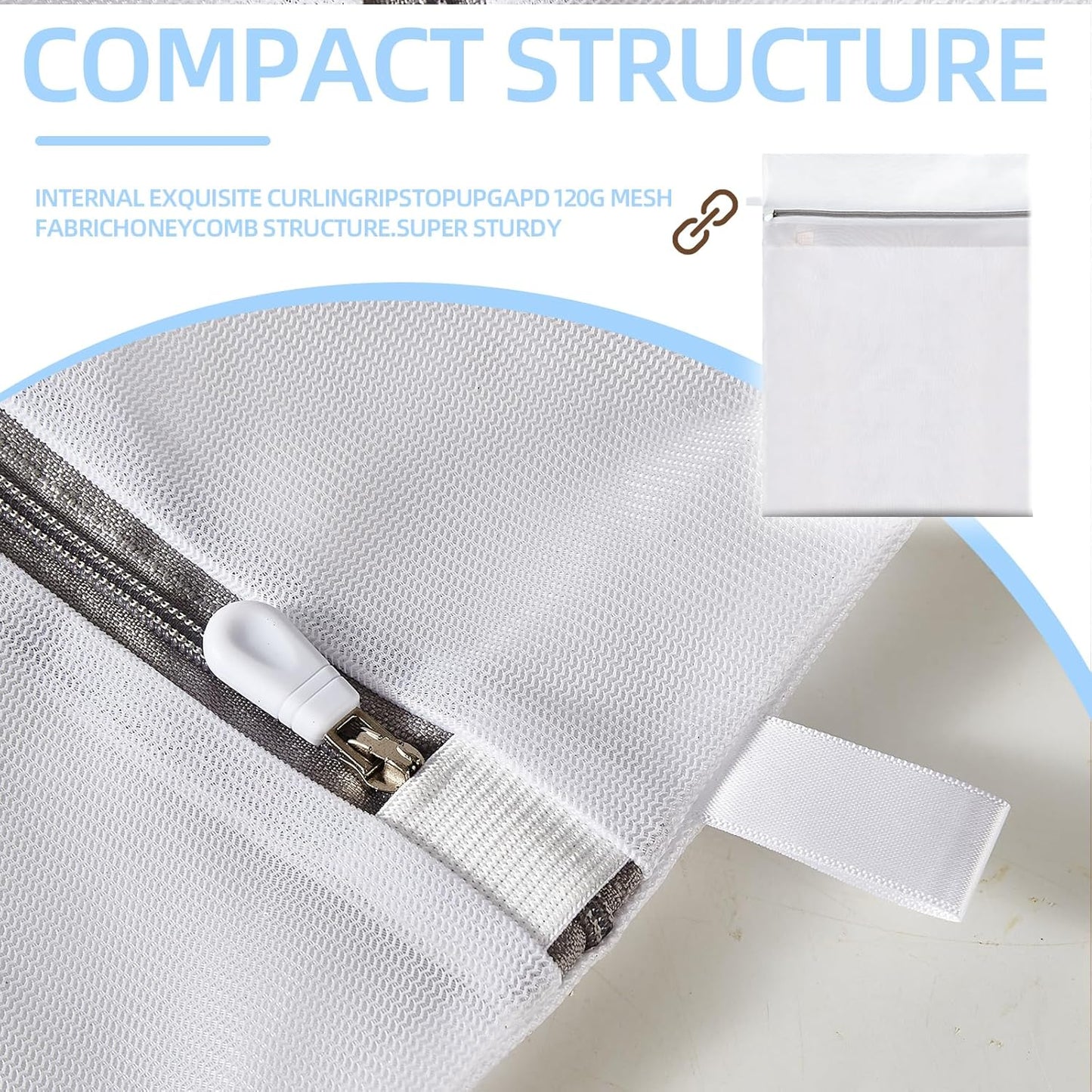 Mesh Laundry Bags, Mesh Wash Bags, Durable Mesh Structure with Strong Zipper, Suitable for Underwear, Delicate Clothes, Pants, Shoes, Socks Washing (Small Fine Mesh, Small 12 * 16inch*4pcs)