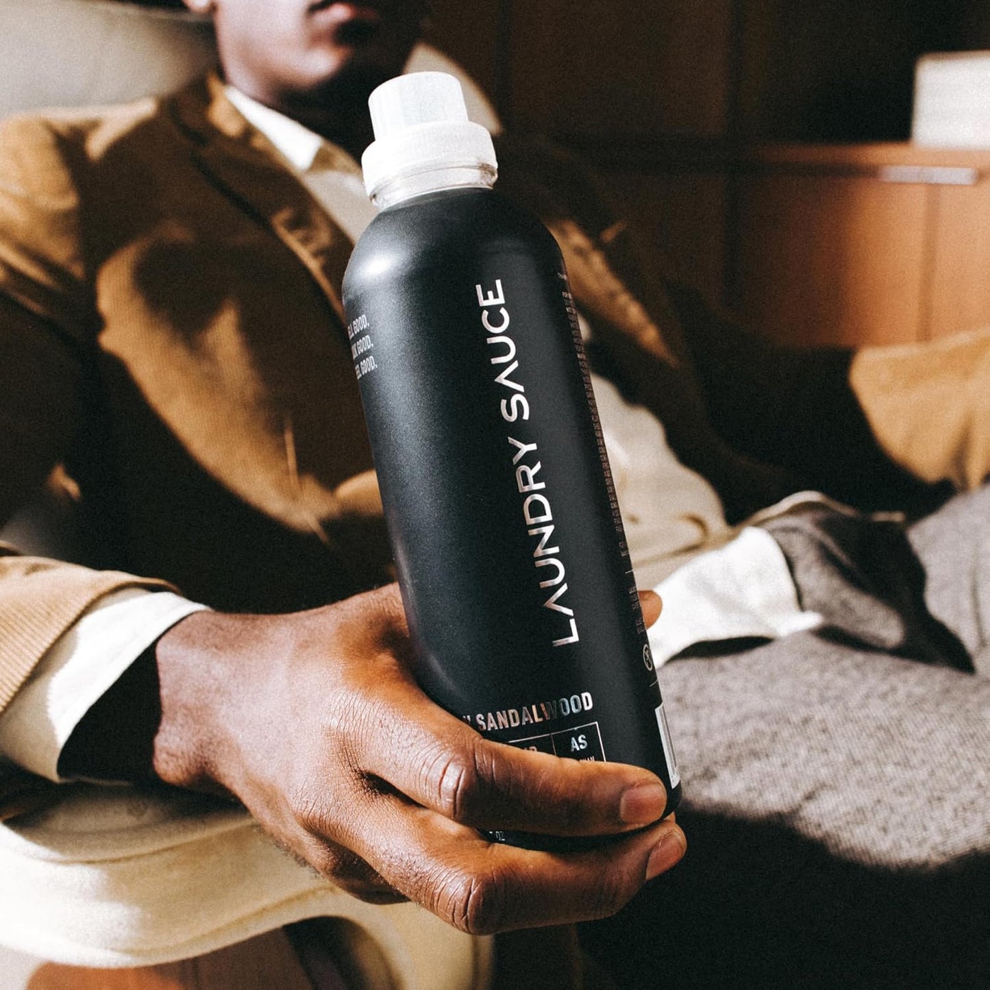 Laundry Sauce - Laundry Fabric Softener (Australian Sandalwood) Luxury Fragrance, Softens & Preserves Fabric, Reduces Wrinkles, 19 Fl Oz