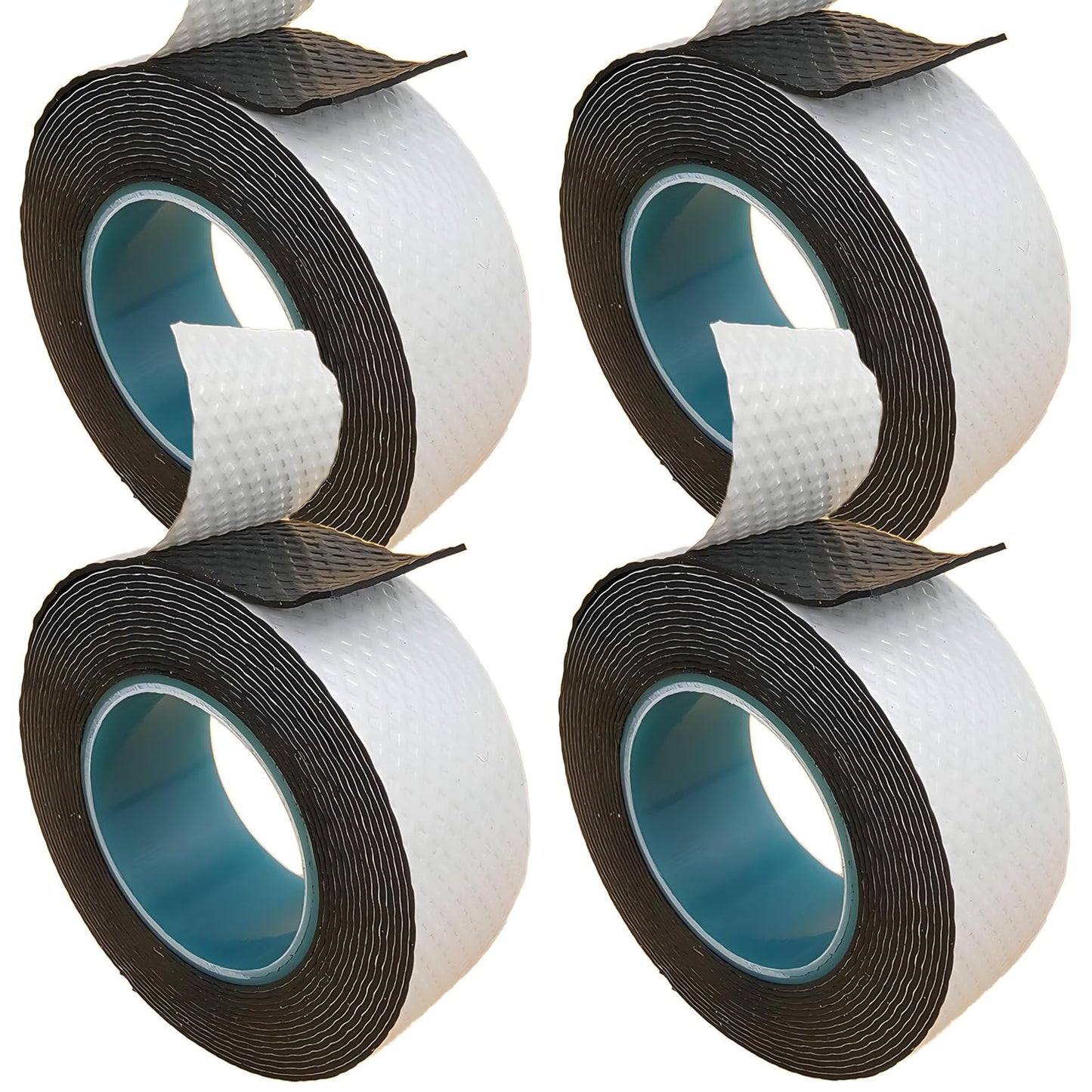 4 Rolls Butyl Rubber Self-Fusing Tape | IP67 Waterproof & 35KV Insulated | Extreme Cold/Hot Resistance (-4°F to 194°F) | for Electrical Joints, Pipe Leaks, Handlebar Grip Wrap (1" x10FT)