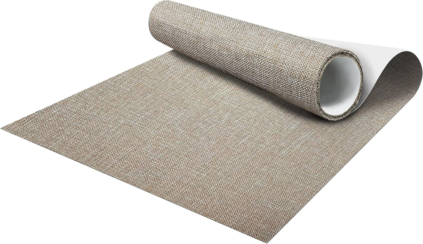 Coarse Linen Repair Patches, Self-Adhesive Linen Fabric Patches, 12X40 inch Extra Size, Multi Color, Can be Used for Linen Sofa Repair and Linen Clothes Repair(12" x 40",Cocoa Color)