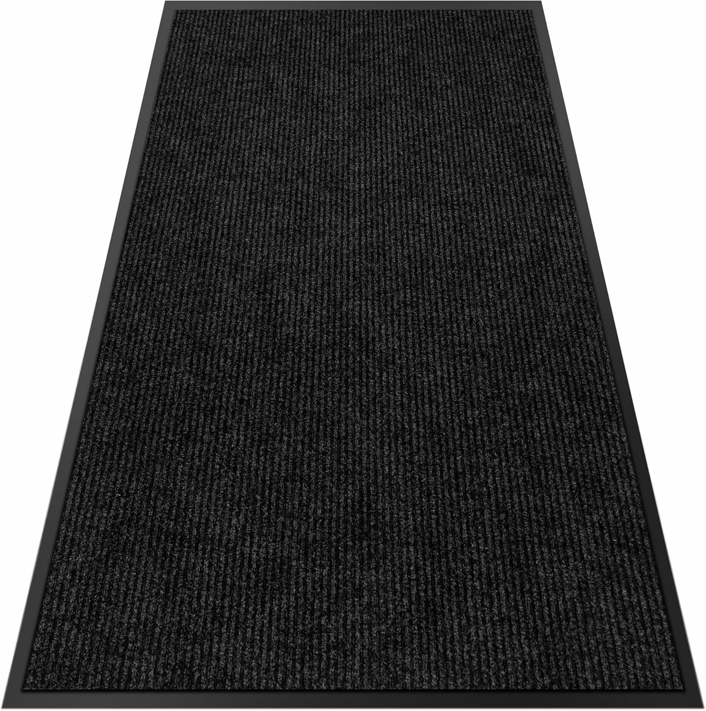 3′ x 28′ Front Door Mat Indoor Outdoor Entrance, Commercial Floor Mat Heavy Duty Dirt Trapper Entryway Doormat, Custom Size Non Slip Rubber Backing Welcome mat, Door Mat for High Traffic Area