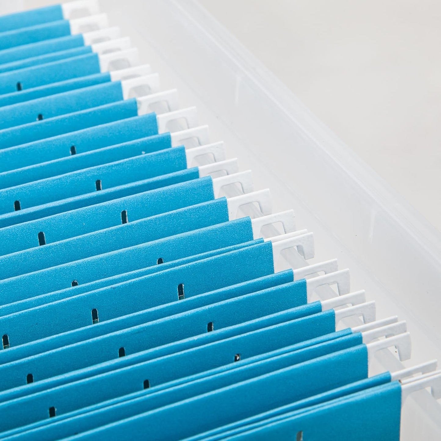 IRIS USA 32 Quart WEATHERPRO Plastic Storage Box with Durable Lid and Seal and Secure Latching Buckles, Clear with Black Buckles, 6 Pack