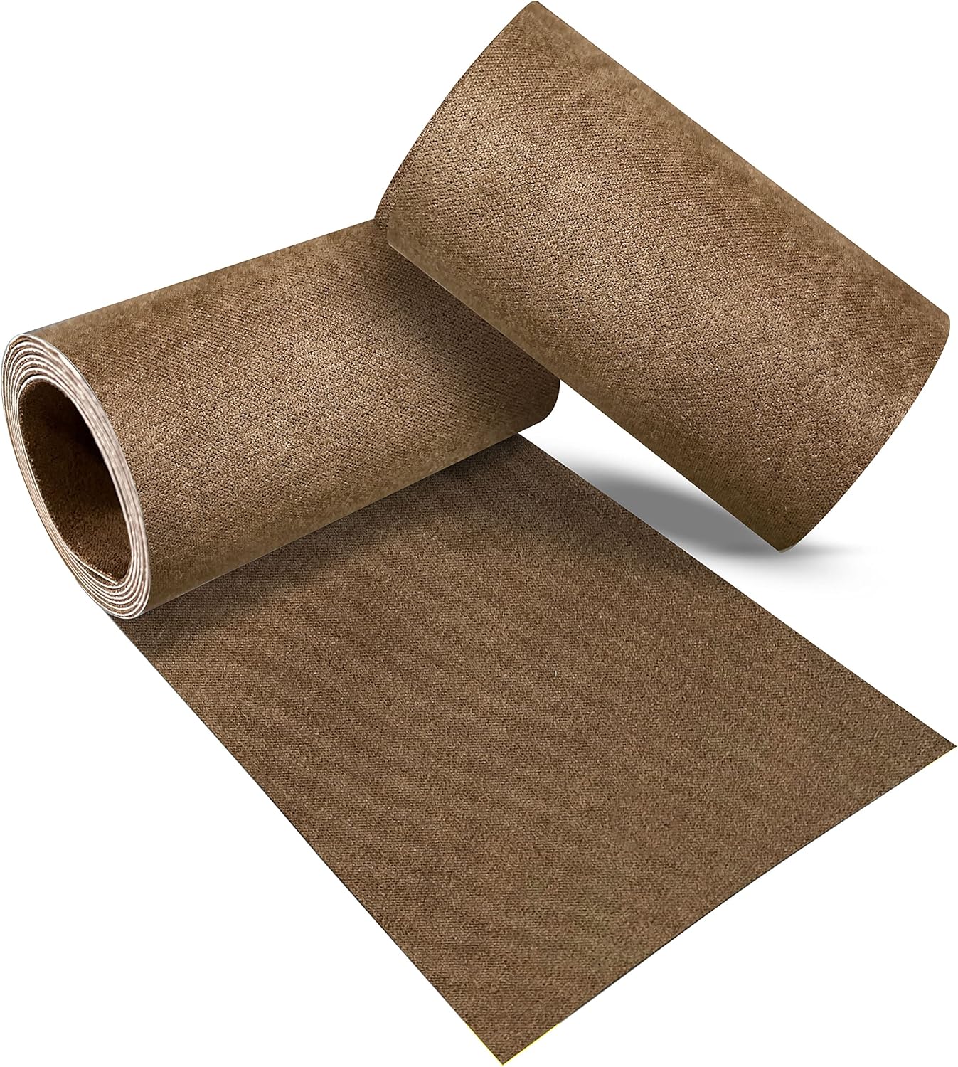 Azobur Velvet Repair Patch, Self-Adhesive Flannel Fabric Patch, Multi Colors, Microfiber Patch，Can be Used to Patch Sofas, Car Seats, Handbags, Jacket Holes and Tears (Brown)